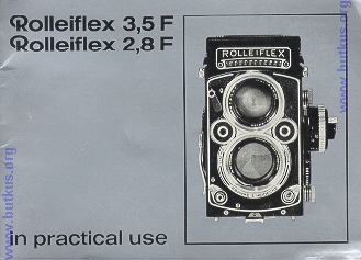 Rolleiflex 3.5 / 2.8 camera