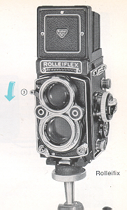 Rolleiflex 3.5 / 2.8 camera