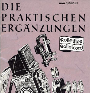 Rolleiflex accessories Bedienungsanleitung