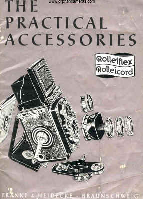 Rolleiflex camera accessories