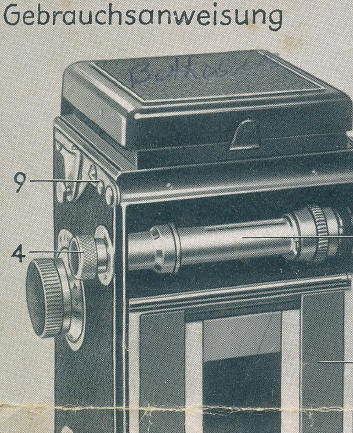 Rolleiflex Rolleikin instructions, Bedienungsanleitung