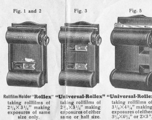 Rollex Rollfilm Holder