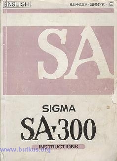 Sigma SA-300 camera