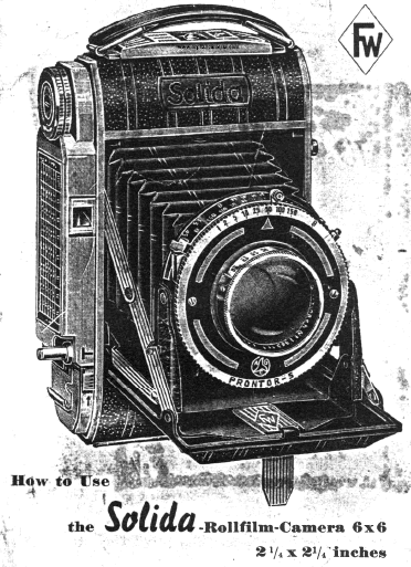 FW Solida 6X6 / I / II / III camera