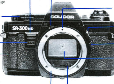 SOLIGOR SR-300 MD camera