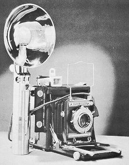 Miniature Speed Graphic camera