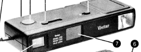 Vivitar 800 Series 110 camera, Bedienungsanleitung