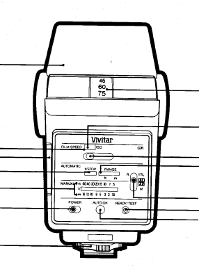 Vivitar 550 FD  c/ r flash unit