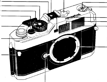 Voigtlander Bessa R2 camera, Voigtlander Bessa R2 Bedienungsanleitung