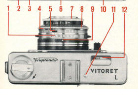Voigtlander Vitoret L Bedienungsanleitung,  istruzioni per l'uso