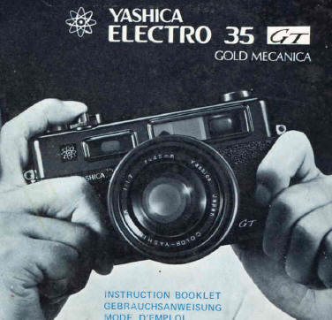 Yashica Electro 35 GT Gold Mecanica Instruction manual, user 