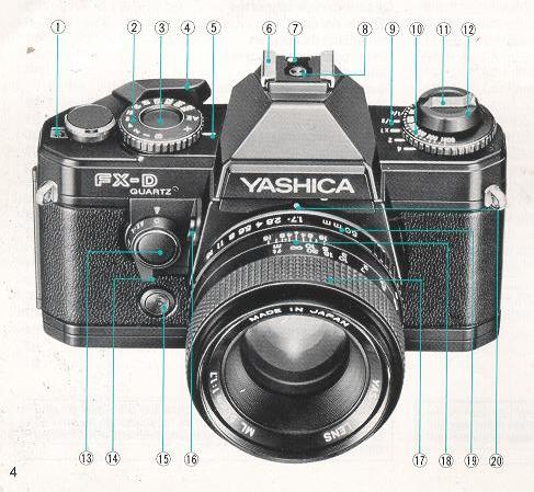 Yashica FX-D quartz camera