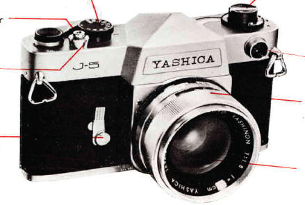 Yashica J-5 camera manual, Manual de Instrucciones
