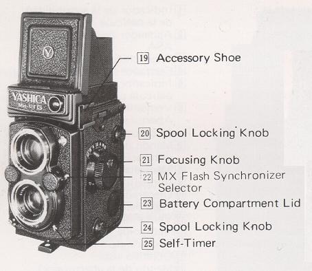 Yashica MAT-124G camera