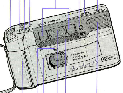 Yashica T2 / T2d camera