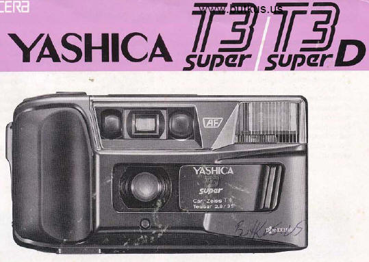 Yashica T3 Super / Yashica T3 Super D camera