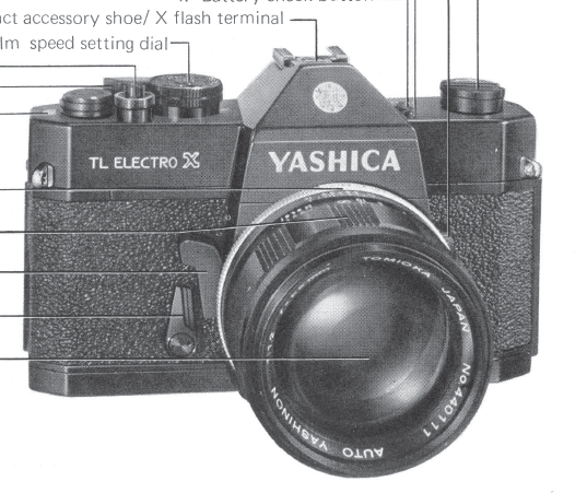 Yashica TL Electro X ITS camera