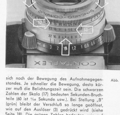 Zeiss Ikon Contaflex III Bedienungsanleitung, Mode D'Emploi