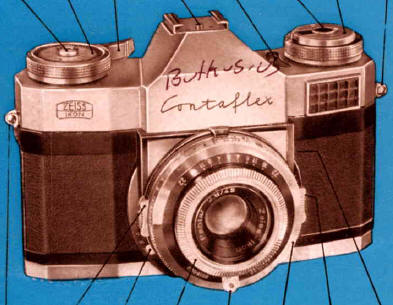 Contaflex Prima camera manual, Bedienungsanleitung