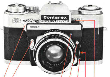 Zeiss Ikon contarex super camera