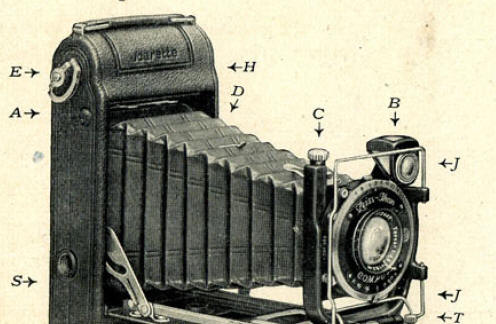 Zeiss Ikon Icarette camera and adapters