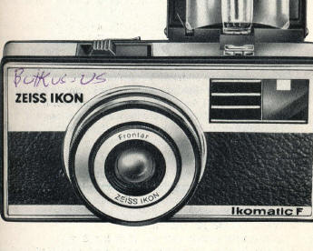 Zeiss Ikon Ikomatic F camera