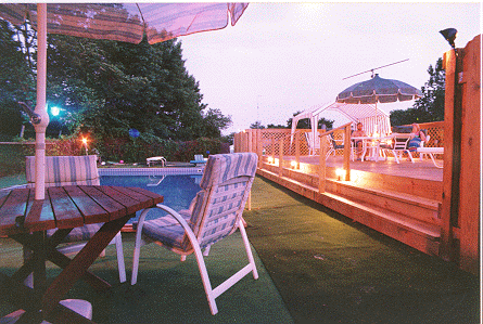 Self made deck in New Jersey