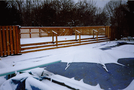 Self made deck in New Jersey