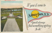 Historic Asbury Park, NJ postcard