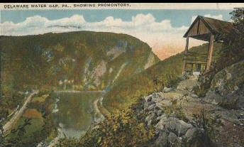 Delware Water Gap postcards