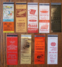 Flemiington, NJ - match books