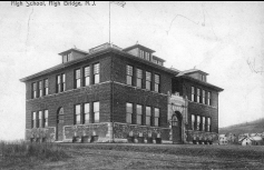 Historic High Bridge high school post cards