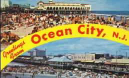 Historic  Ocean City NJ post card