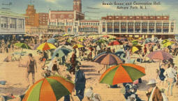 Historic Asbury Park, NJ postcard