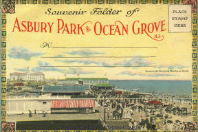 Historic Asbury Park, NJ postcard