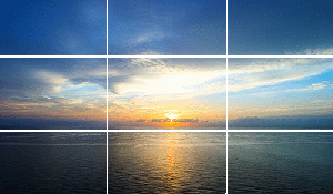 Photography thirds method