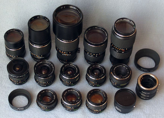 Mamiya CL lenses