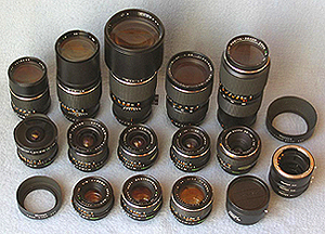 complete Mamiya CS lens series