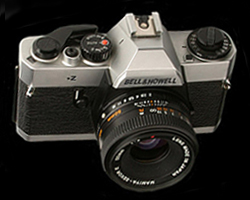 MAMIYA ZE, rebranded as the Bell & Howell.Z