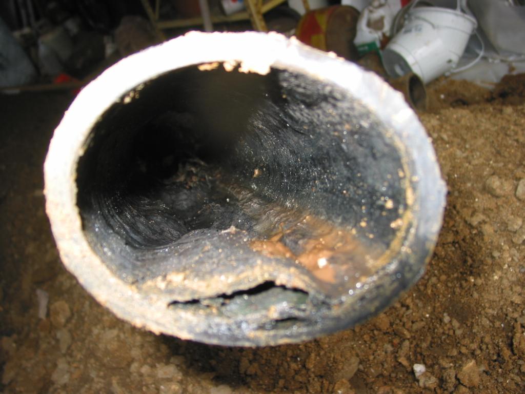 Orangeburg pipe sewer repair